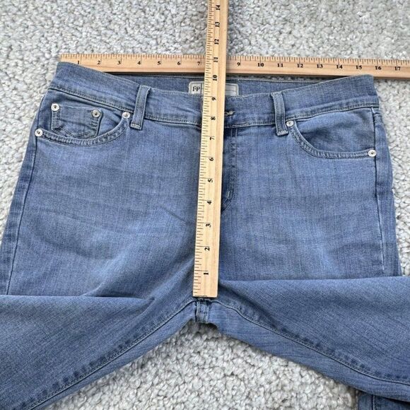Free People High Rise Wide Leg Jean Raw Hem 30X29 - Picture 7 of 8